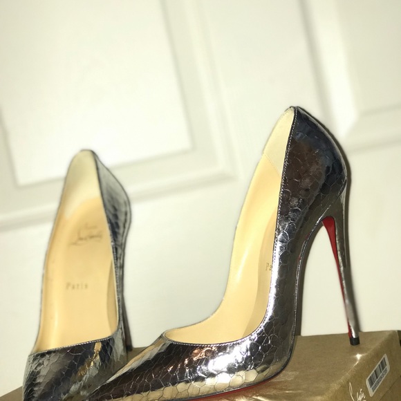Christian Louboutin Metallic Pumps - Picture 3 of 4